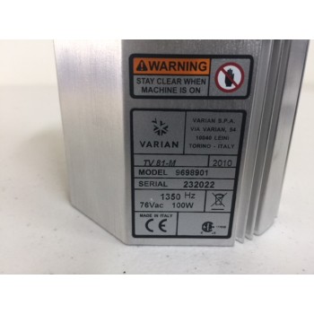 Varian 9698901 TV 81-M Turbo Molecular Pump